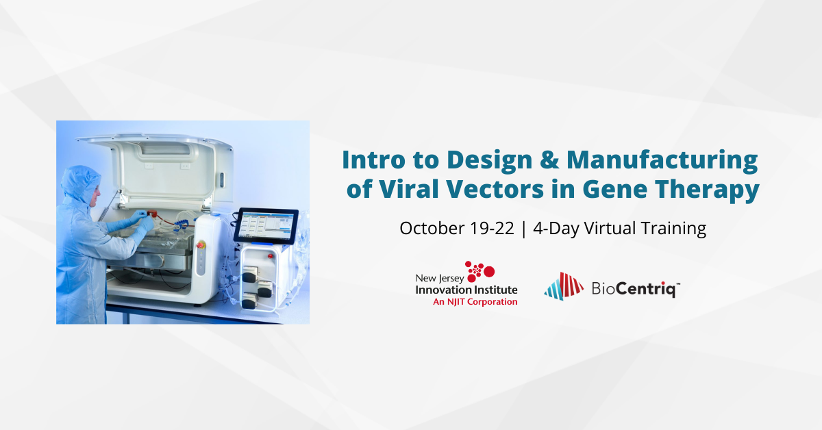 BioCentriq Intro to Viral Vector Manufacturing Training