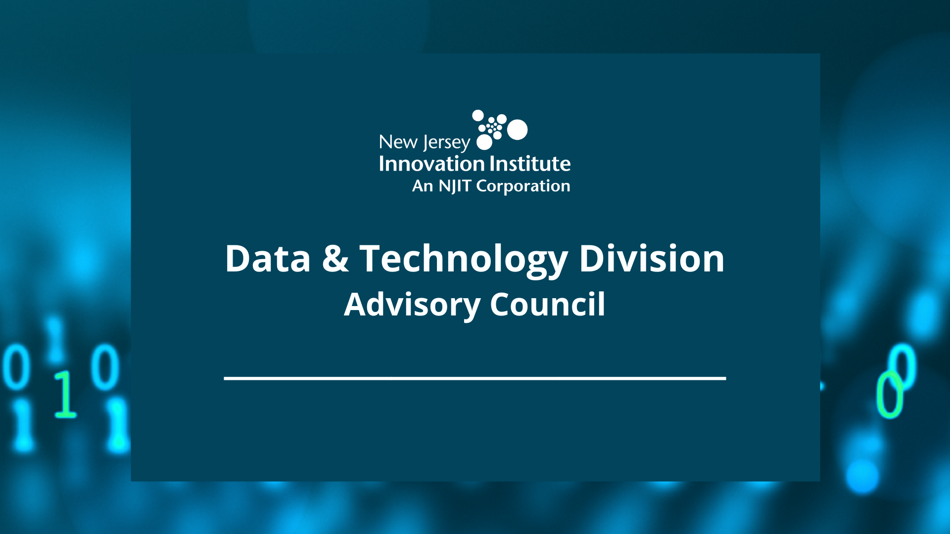 Data and Technology Advisory Council