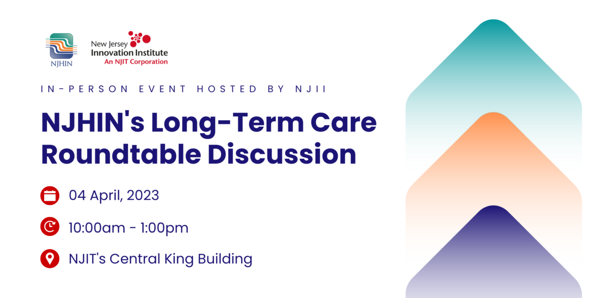 Image showcasing NJHIN's Long-Term Care Roundtable Discussion - NJII